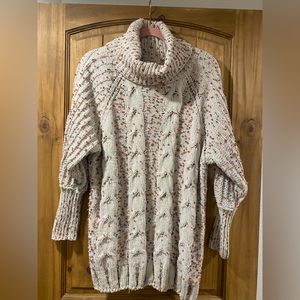 moon & madison L Oversized turtleneck Knit sweater